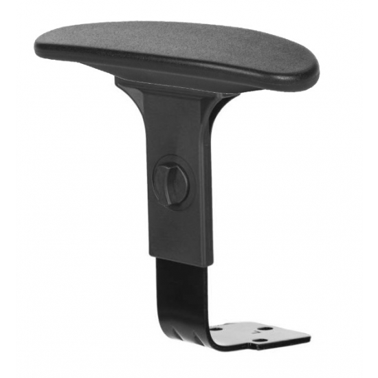 GALAXY PAT - podłokietniki z nakładką do krzeseł i foteli, wykonane z tworzywa. Regulowane